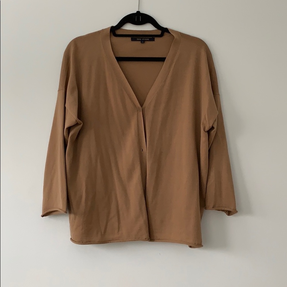 Sofie D’Hoore boxy cardigan in camel